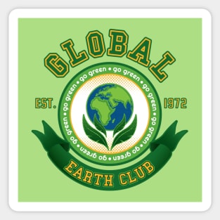 Global Earth Club 1972 Sticker